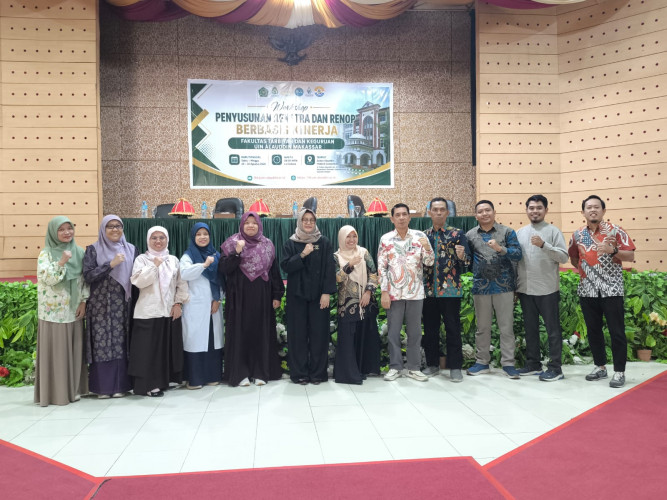 FTK UIN Alauddin Makassar Gelar Workshop Penyusunan Renstra dan Renop Berbasis Kinerja